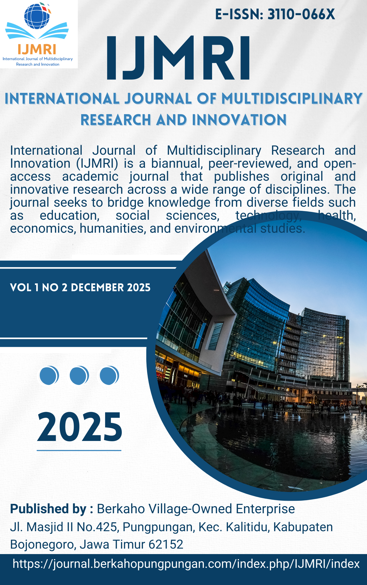 					View Vol. 1 No. 2 (2025): Vol 1 no 2 December 2025
				